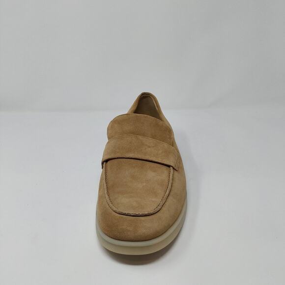 Vince Suede Penny Loafers Camel Tan Slip On Shoes Men\'s US 11 EUR 45